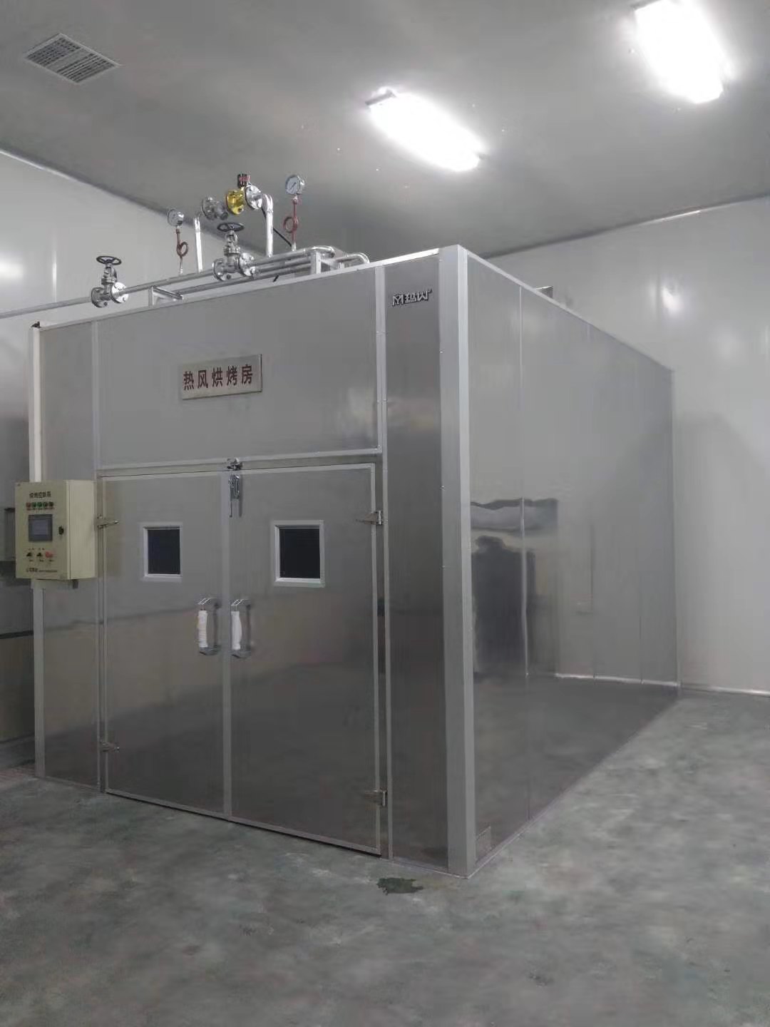 益陽瑪山產(chǎn)業(yè)機械有限公司，湖南益陽螺旋風(fēng)管廠家，熱風(fēng)食品烤房