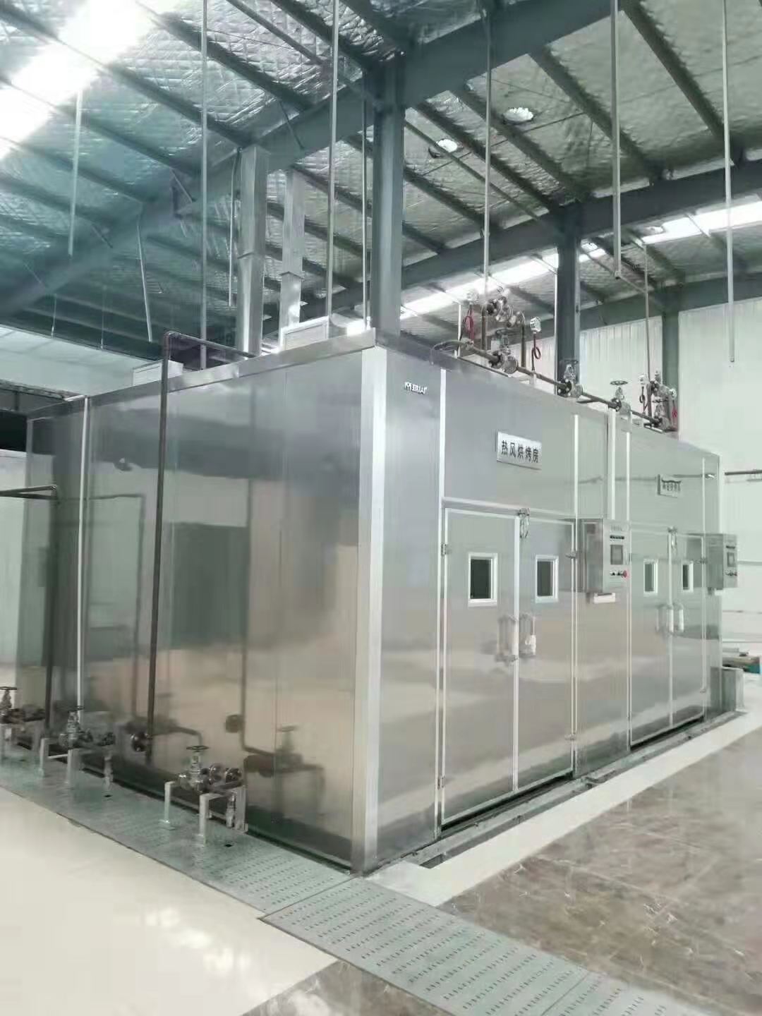 益陽瑪山產(chǎn)業(yè)機械有限公司，湖南益陽螺旋風(fēng)管廠家，熱風(fēng)食品烤房