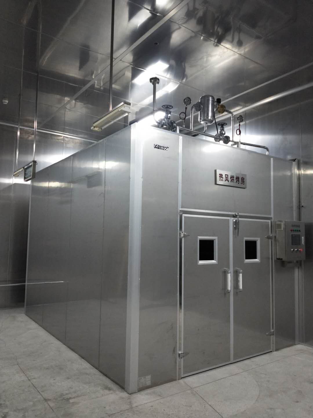 益陽瑪山產(chǎn)業(yè)機械有限公司，湖南益陽螺旋風(fēng)管廠家，熱風(fēng)食品烤房